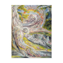 William Blake Postcard:  Mysterious Dream