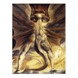 William Blake Red Dragon Postcard