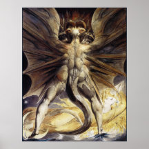 William Blake: The Great Red Dragon Poster