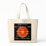 William Blake "World in a Grain of Sand" quote bags