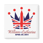 William & Catherine Royal Wedding magnets