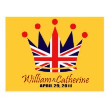 William & Catherine Royal Wedding Postcards