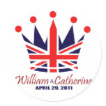 William & Catherine Royal Wedding Sticker