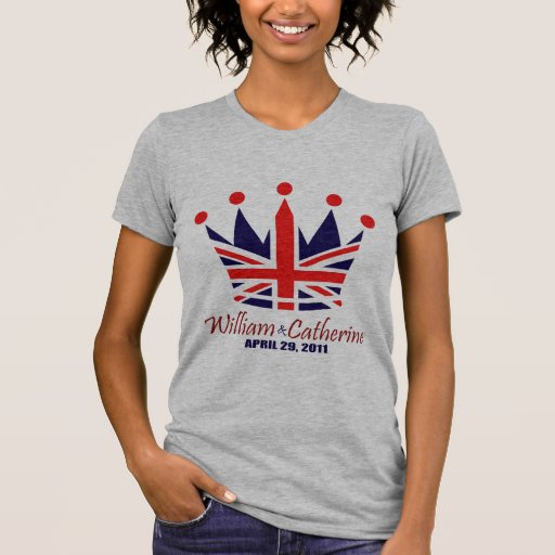 William & Catherine Royal Wedding T Shirt