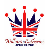William & Catherine Royal Wedding T Shirt