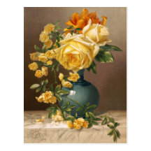 William Duffield: Marchal Niel Roses Post Card