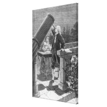 William Herschel  Discovers the Planet Uranus Gallery Wrapped Canvas