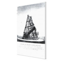 William Herschel's Forty Foot Telescope Stretched Canvas Print