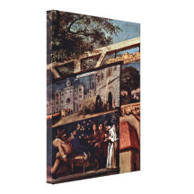William Hogarth - The Wedding Banquet Gallery Wrap Canvas