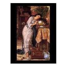 William Holman Hunt Isabella and the Pot of Basil Postcard