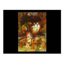 William Holman Hunt The Lady of Shalott Postcard