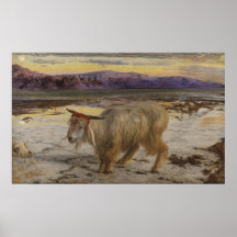 William Holman Hunt The Scapegoat Poster
