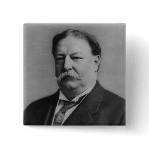 William Howard Taft Pinback Buttons