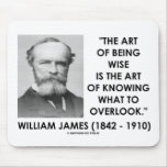William James Art Of Being Wise Art To Overlook Mouse Pad