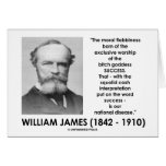 William James Moral Flabbiness Worship Success cards