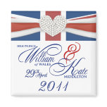 William & Kate - Commemorative Wedding Magnets