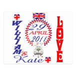 William & Kate Royal Wedding Collectibles Souvenir Post Cards