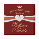 William & Kate - Royal Wedding Commemorative Gift magnets