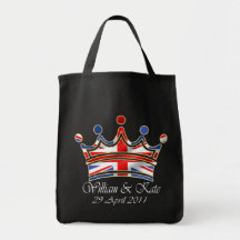 William & Kate Wedding Canvas Bag