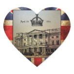 William & Kate's Royal Wedding Heart Sticker