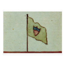 William Maxwells Brigade Flag Post Card