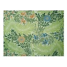 William Morris Fern Design Postcard