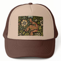 William Morris Flower design Mesh Hats