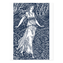 William Morris Lady Post Cards