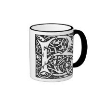 William Morris Letter 'B' - Mug