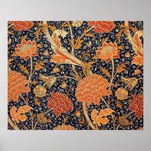 William Morris Wallpaper Cray Design Poster