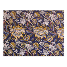 William Morris Wey Floral Wallpaper Design Postcards
