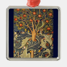 William Morris Woodpecker Pre-Raphaelite Christmas Ornaments