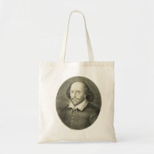 William Shakespeare Canvas Bag