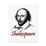 William Shakespeare Etching postcards