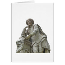 William Shakespeare Greeting Card