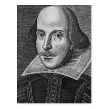 William Shakespeare Postcard