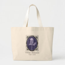 William Shakespeare Tote Bags