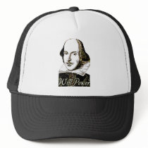 William Shakespeare Will Power T shirt Mesh Hat