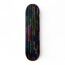 William Text Design I Skateboard