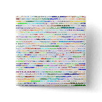 William Text Design II Square Button