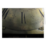 William Tomlinson Tall Case Clock cards