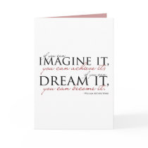 William Ward Imagine Quote Greeting Cards