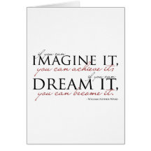 William Ward Imagine Quote Greeting Cards