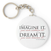 William Ward Imagine Quote Keychains