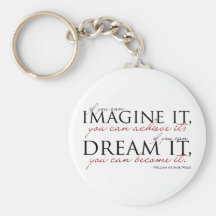 William Ward Imagine Quote Keychains