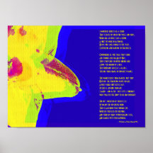 William Wordsworth Impressionist Daffodils Poster