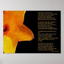 William Wordsworth Impressionist Daffodils Poster