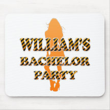 William's Bachelor Party Mousepad