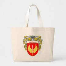 Williams Coat of Arms (Mantled) Tote Bags