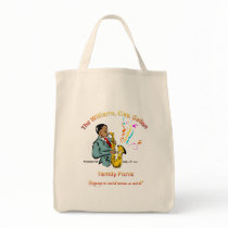 Williams Family Picnic - Grocery Tote Canvas Bags